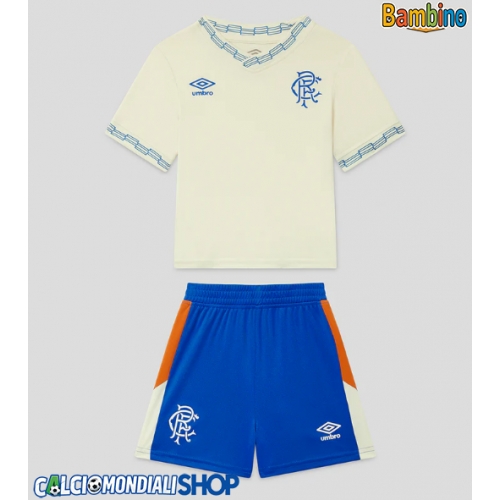 Maglie da calcio Rangers Seconda Maglia Bambino 2026-27 Manica Corta + Pantaloni corti)